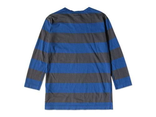 maillot WIDE BORDER 7ʬµT BLUE x GRAY