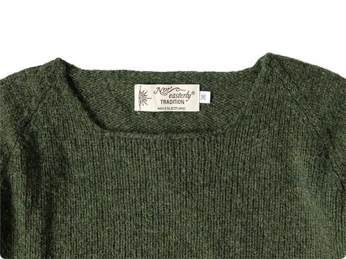 NOR' EASTERLY WIDE NECK SWEATER LODEN