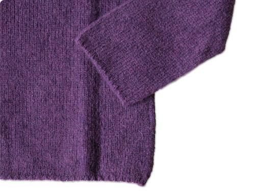NOR' EASTERLY WIDE NECK SWEATER IRIS