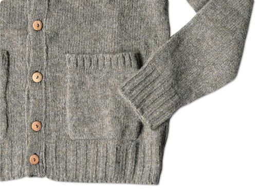 NOR' EASTERLY SHAWL CARDIGAN OYSTER