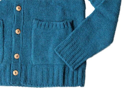 NOR' EASTERLY SHAWL CARDIGAN ATLANTIC SPRAY