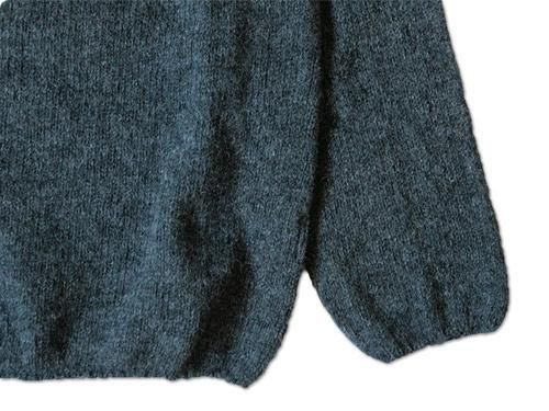 NOR' EASTERLY WIDE NECK NORDIC SWEATER OXFORD