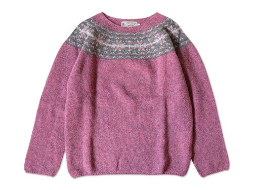 NOR' EASTERLY WIDE NECK NORDIC SWEATER COTTAGE