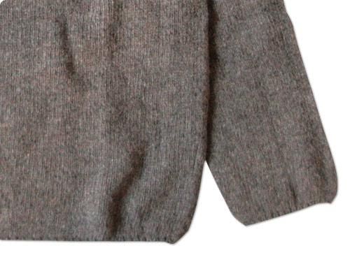 NOR' EASTERLY WIDE NECK NORDIC SWEATER NUTMEG