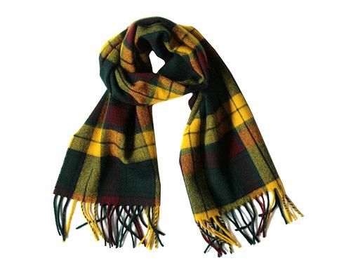 HIGHLAND TWEEDS TARTAN SCARF BOLD MACMILLIAN