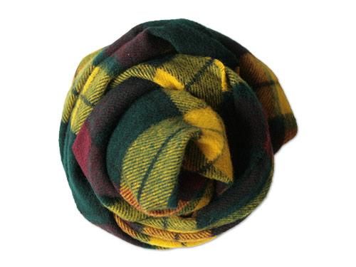 HIGHLAND TWEEDS TARTAN SCARF BOLD MACMILLIAN