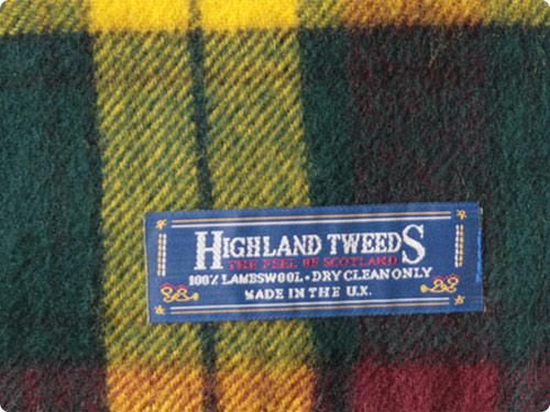 HIGHLAND TWEEDS TARTAN SCARF BOLD MACMILLIAN