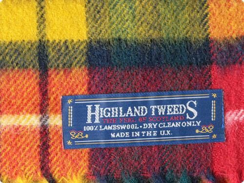 HIGHLAND TWEEDS TARTAN SCARF FBUCHANAN