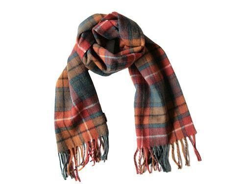 HIGHLAND TWEEDS TARTAN SCARF GANTIQUE BUCHANAN