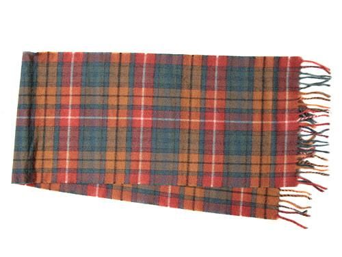 HIGHLAND TWEEDS TARTAN SCARF GANTIQUE BUCHANAN