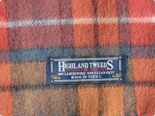 HIGHLAND TWEEDS TARTAN SCARF GANTIQUE BUCHANAN