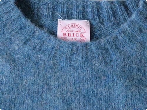 BRICK CREW NECK KNIT ѥåդ SAPPHIRE