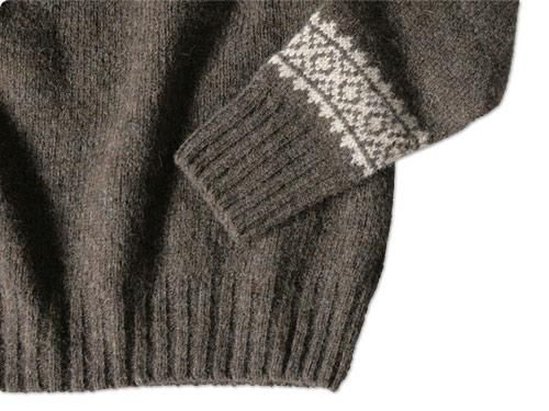 BRICK FAIRISLE YOKE KNIT DONKEY
