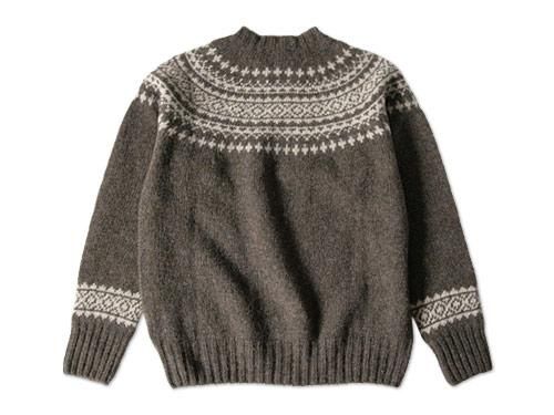 BRICK FAIRISLE YOKE KNIT DONKEY
