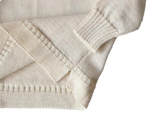 LE TRICOT DE LA MER SOLID GUERNSEY SWEATER ARAN