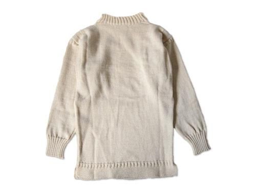 LE TRICOT DE LA MER SOLID GUERNSEY SWEATER ARAN