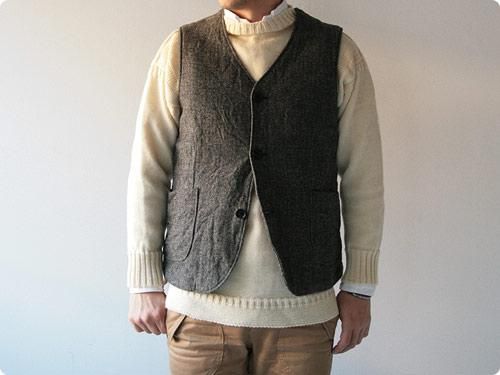 LE TRICOT DE LA MER SOLID GUERNSEY SWEATER ARAN
