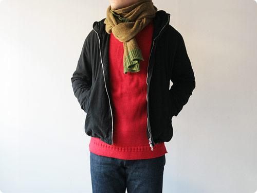 LE TRICOT DE LA MER SOLID GUERNSEY SWEATER TARTAN RED