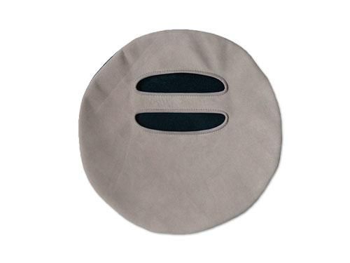 ߥ circle bag mini 18LIGHT GRAY x DARK BLUE
