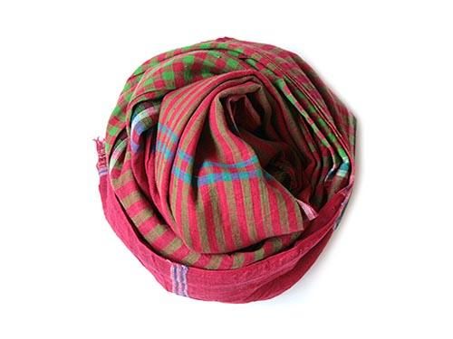 niki-toto KHADI CHECK STOLE 151