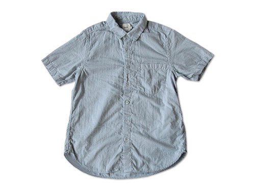 RINEN 80/1ローン接結 レギュラーカラー半袖シャツ