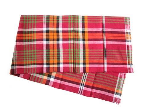 niki-toto KHADI CHECK STOLE 155