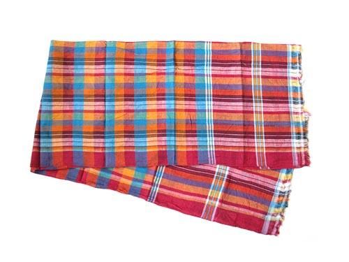 niki-toto KHADI CHECK STOLE 158