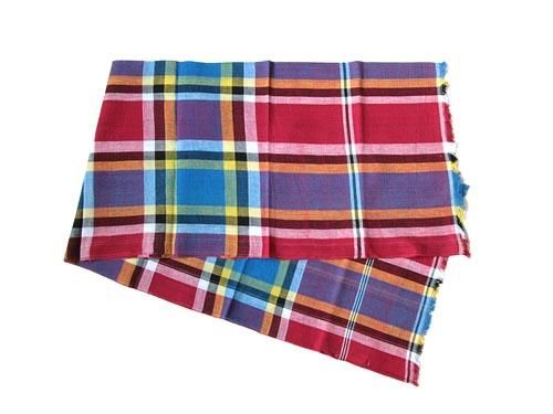 niki-toto KHADI CHECK STOLE 163