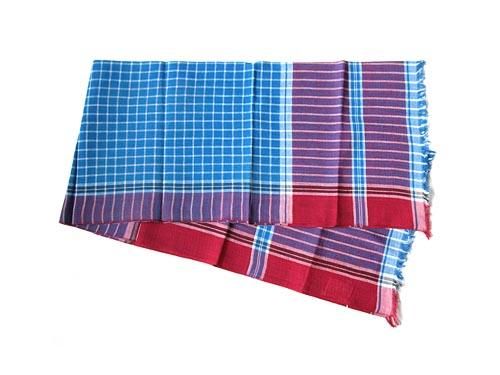 niki-toto KHADI CHECK STOLE 164