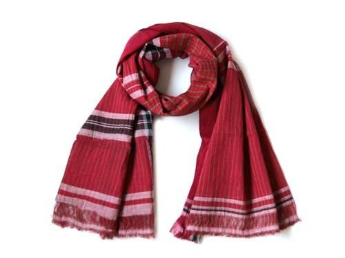 niki-toto KHADI CHECK STOLE 169