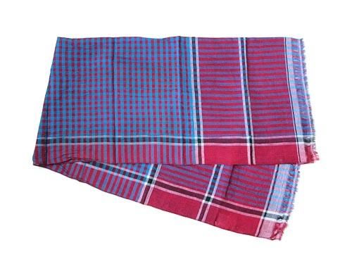 niki-toto KHADI CHECK STOLE 170