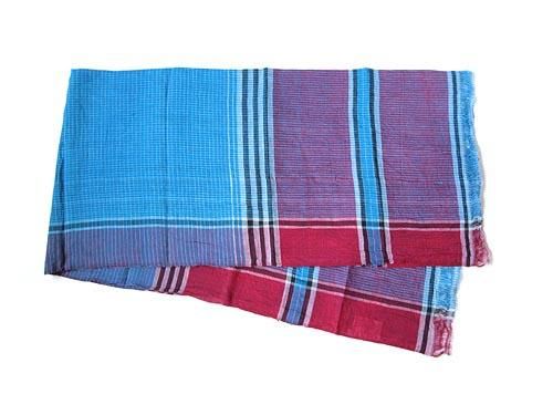 niki-toto KHADI CHECK STOLE 179