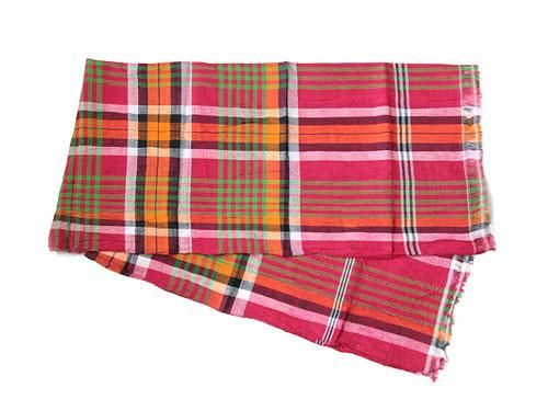 niki-toto KHADI CHECK STOLE 186
