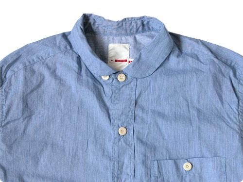 dip COTTON SHIRTS BLUE