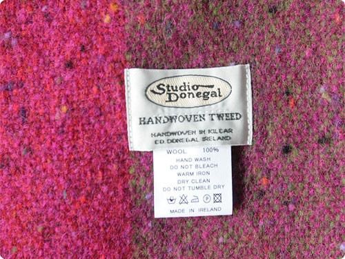 Studio Donegal TWEED MUFFLER MULTI BLOCK CHECK