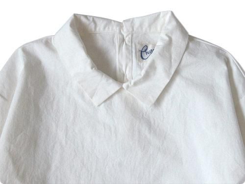 Charpentier de Vaisseau BUTTON BLOUSE WHITE