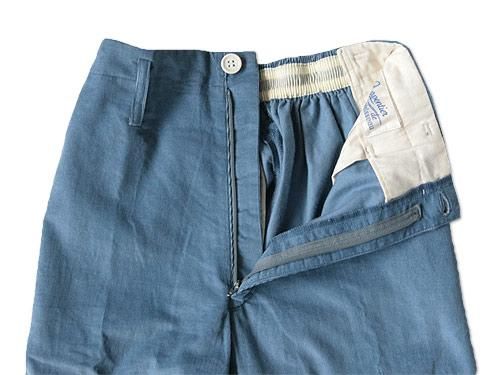 Charpentier de Vaisseau CORDUROY SCHOOL PANTS BLUE