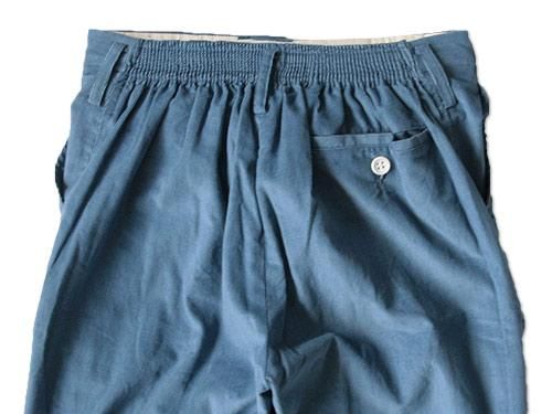 Charpentier de Vaisseau CORDUROY SCHOOL PANTS BLUE