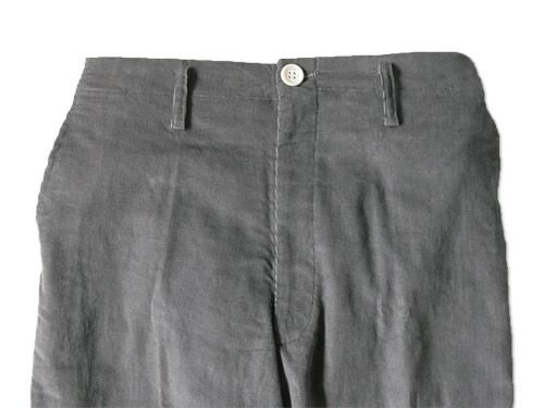 Charpentier de Vaisseau CORDUROY SCHOOL PANTS GRAY