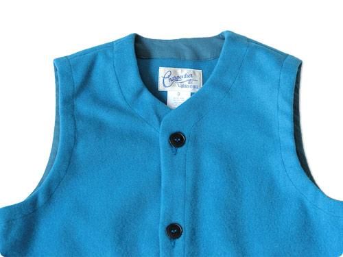 Charpentier de Vaisseau MELTON VEST BLUE