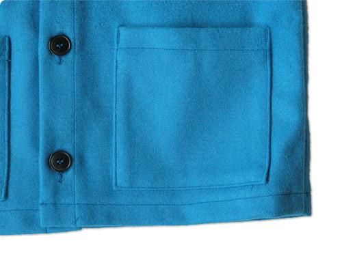 Charpentier de Vaisseau MELTON VEST BLUE