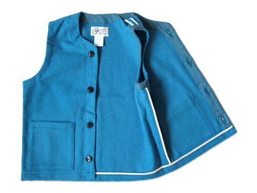 Charpentier de Vaisseau MELTON VEST BLUE