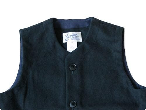 Charpentier de Vaisseau MELTON VEST NAVY