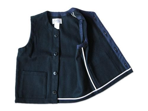 Charpentier de Vaisseau MELTON VEST NAVY