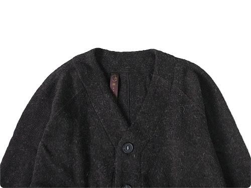 Honor gathering nordic sheep low gayge V cardigan DARK BROWN