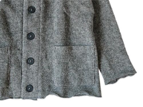 Honor gathering nordic sheep low gayge V cardigan GRAY