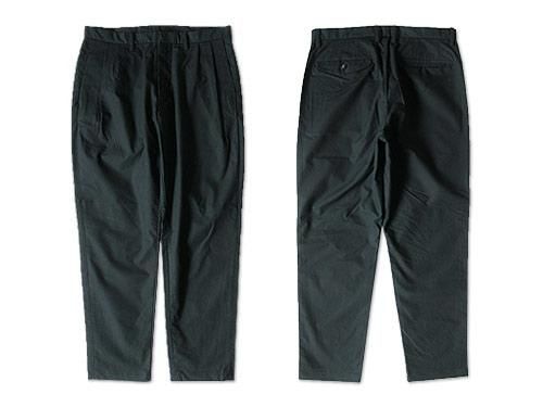 Honor gathering oiled vintage horse cloth pants DARK INDIGO