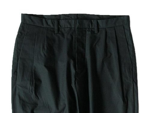Honor gathering oiled vintage horse cloth pants DARK INDIGO