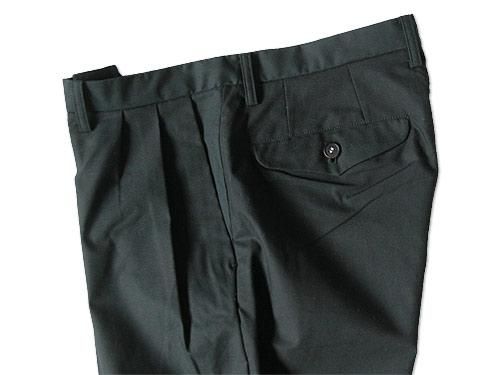 Honor gathering oiled vintage horse cloth pants DARK INDIGO