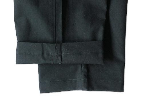 Honor gathering oiled vintage horse cloth pants DARK INDIGO